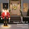 Christmas Nutcracker 5ft Pop up Lighted Large Holiday Decoration w/150 Pre-Lit Twinkling LED lights for Outdoor, Indoor